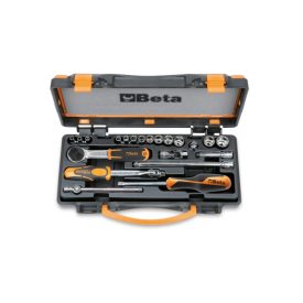   900/C13-8 13 hatlapú Dugókulcs és 8 tartozék, fémdobozban