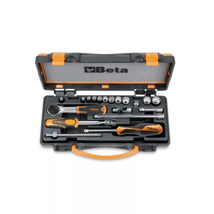 900MB/C19 11 tizenkétszögű Dugókulcs és 8 tartozék, fémdobozban