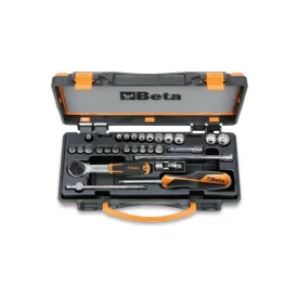   900MB/C28 11 tizenkétszögű Dugókulcs, 11 csavarhúzó-Dugókulcs és 6 tartozék fémdobozban 