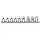 910FTX/SB9 9 részes Dugókulcs szerszám készlet Torx®-csavarokhoz (910FTX cikk) tartón