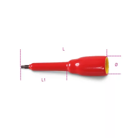 910MQ-TX/25 3/8" DUGÓKULCS TORX® CSAVAROKHOZ, SZIGETELT, T25