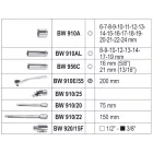 BW 913E/C33 Worker dugókulcs készlet,33 részes 3/8"-os