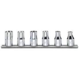   920FTX/SB6 6 részes Dugókulcs szerszám készlet Torx®-csavarokhoz (920FTX cikk) tartóval