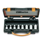 920FTX/C8 8 részes Dugókulcs szerszám készlet Torx®-csavarokhoz (920FTX cikk) kofferban