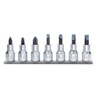 920LH/SB7 Csavarhúzó-Dugókulcs készlet Phillips®-csavarokhoz krómozott, barnított fej