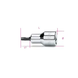   920TX 20 1/2"-osTorx® imbusz-Dugókulcs, krómozott, barnított hegy