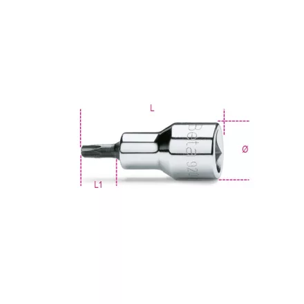 920TX 20 1/2"-osTorx® imbusz-Dugókulcs, krómozott, barnított hegy