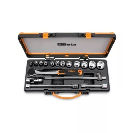 920A/C12 12 Dugókulcs és 5 tartozék fémdobozban