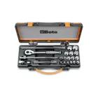 920AS/MBM-C21 16 Dugókulcs és 5 tartozék, fémdobozban
