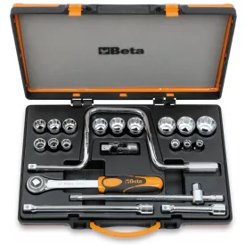   920AS/C15 15 tizenkétszögű Dugókulcs és 6 tartozék fémdobozban