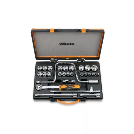 920B/C21X 21 Dugókulcs és 5 tartozék fémdobozban 