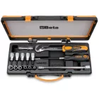 920TX/C17 6 csavarhúzóbetét, 6 Dugókulcs Torx®-csavarokhoz és 4 tartozék fémdobozban 