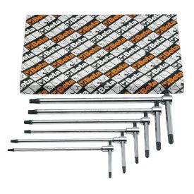   951Tx/S6 6 darabos mm Hajlított csavarhúzó készlet Torx® csavarokhoz 