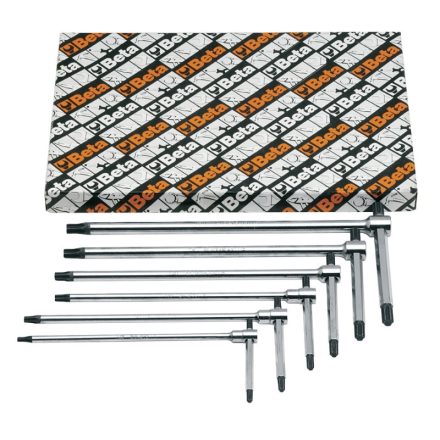 951Tx/S6 6 darabos mm Hajlított csavarhúzó készlet Torx® csavarokhoz 