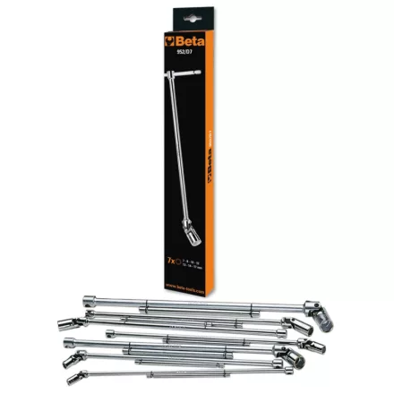 952/D7 T-szárú hatszögű imbuszkulcskészlet, 7 darabos