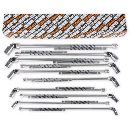 952/S18  18 részes csuklós T-kulcs szerszám készlet 