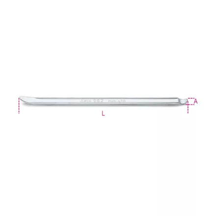 962 600 Gumiabroncs szerelővas, krómozott