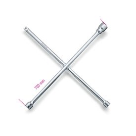 982 Keresztkulcs, hatlapú, krómozott