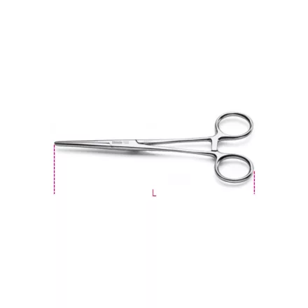 1002 Önzáró fogó lekerekített, recézett pofával, rozsdamentes acélból