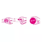 1051 Kettős állítású önzáró fogó, hosszú kivitel, krómozott