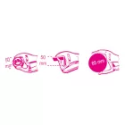 1051GM Kettős állítású önzáró fogó, önbeálló fej, krómozott