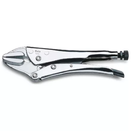 1054 Egyenes pofájú önzáró fogó, krómozott