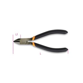   1081 Csípőfogó félkör vágóéllel, 2 rétegű csúszásmentes PVC burkolattal