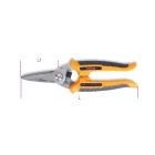 1130BMX Univerzális olló rozsdamentes acél egyenes élekkel mikrofogazattal