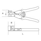 1143 0,5-6 Vágó és csupaszoló fogó