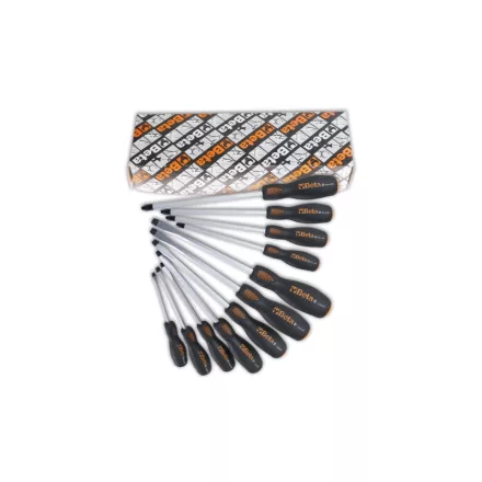 1243/S11 11 darabos acélfejű csavarhúzó készlet