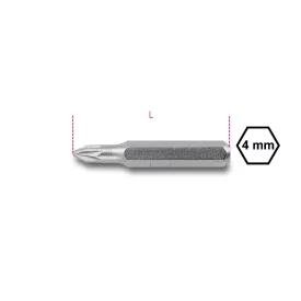   1256PZ 1 4 mm betét Pozidriv® - Supradriv® illesztésű csavarokhoz