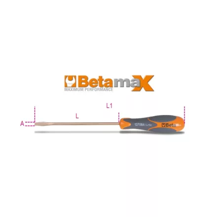 1270BA 3X75 Csavarhúzó hasítottfejű csavarokhoz, szikramentes