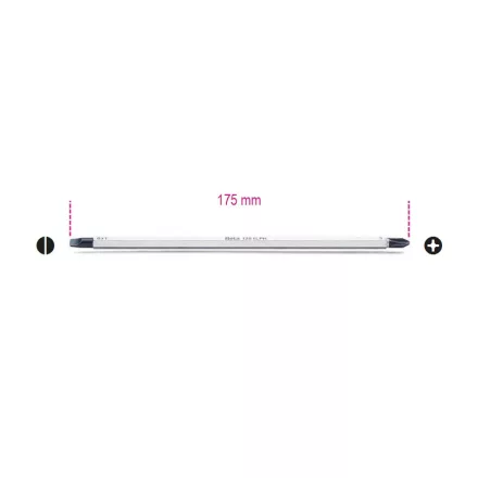 1281LPH/2 Cserélhető csavarhúzószár hasítottfejű és Phillips®-csavarokhoz