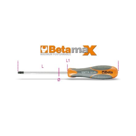 1297Tx 27 Imbusz csavarhúzó Torx®-csavarokhoz