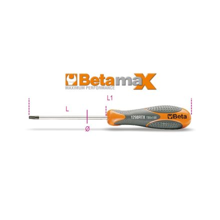 1298RTx 27 Imbusz csavarhúzó Tamper Resistant Torx®-csavarokhoz
