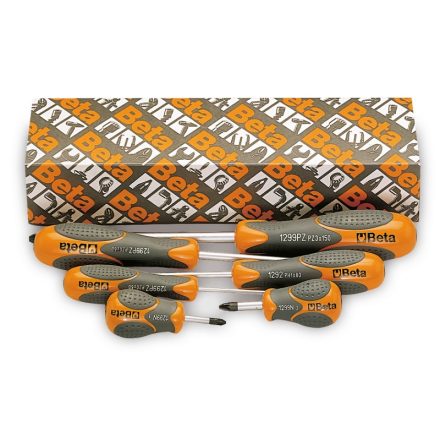 1299PZ/S6 6 részes csavarhúzó szerszám készlet Pozidriv® és Supadriv® csavarokhoz 