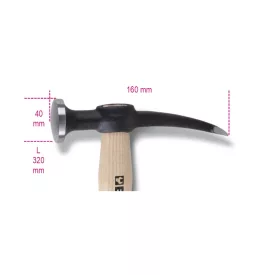   1345 Karosszériakalapács, kerek domború fejjel, fanyéllel