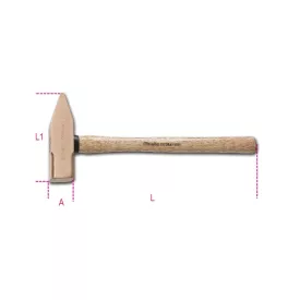 1370BA 1000 Lakatos kalapács, szikramentes, fanyéllel