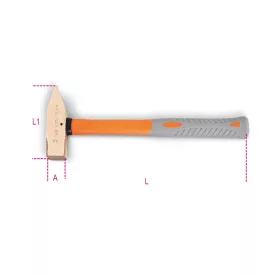   1370BA/PL 1000 Szikramentes lakatos kalapács, műanyag nyéllel