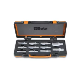   1433/C11 11 darabos tőcsavarkihajtó készlet, 1/2" lágy hőformált tálcában, fémdobozban