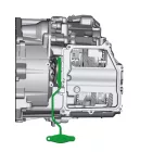 1438DSG A VAG csoport kettős tengelykapcsolós DSG sebességváltó reteszelés/kioldás kar
