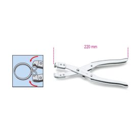 1472 Tömlőbilincsfogó, nikkelezett