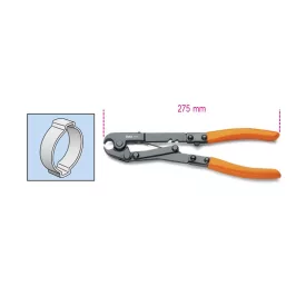   1473 275 OETIKER® bilincsfogó barnított, PVC-bevonatú szárral