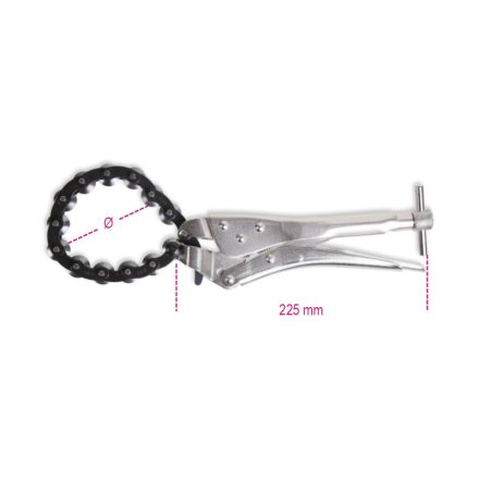 1476 Állítható kipufogó csővágó fogó, krómozott