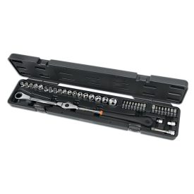   1477/C38 Csuklós racsnis kulcs készlet szíjfeszítőkhöz való rövid dugókulcsokkal