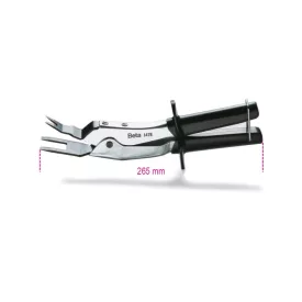   1478 Áttételes kárpitpatent kiszedő fogó, krómozott, PVC-bevonatú szárral