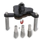 1493/C7 Háromkaros önszabályozó kulcs jobbmenetes/balmenetes olajszűrőkhöz cserélhető karokkal