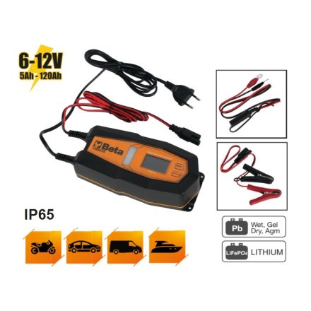 1498H/4A Többfunkciós elektronikus akkumulátortöltő, 6-12V