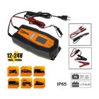 1498H/8A Többfunkciós elektronikus akkumulátortöltő, 12-24V