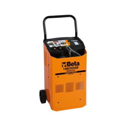 1498/DG540E Elektronikus akkumulátortöltő / gyorsindító, 12/24V, kerekes